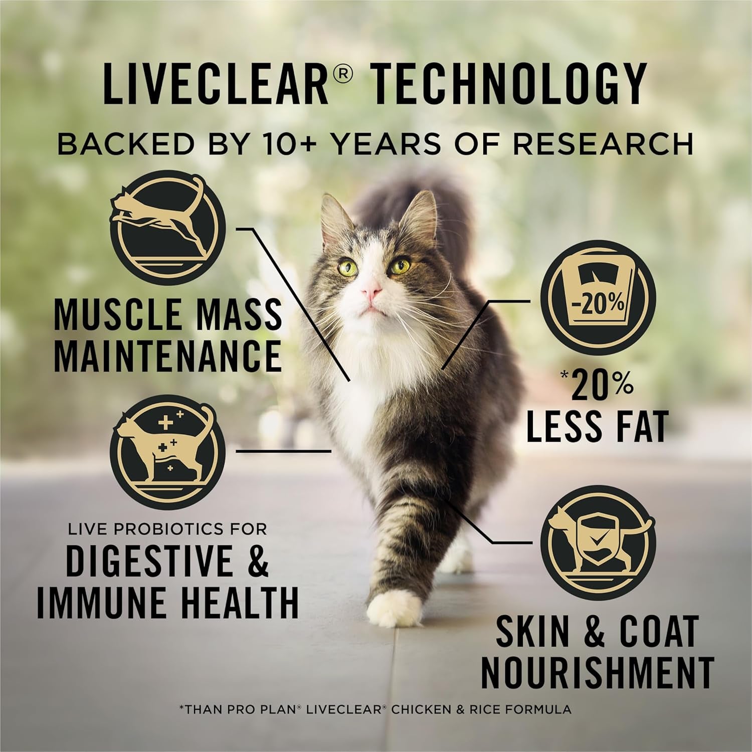Liveclear with Probiotics Allergen Reducing Adult Dry Cat Food